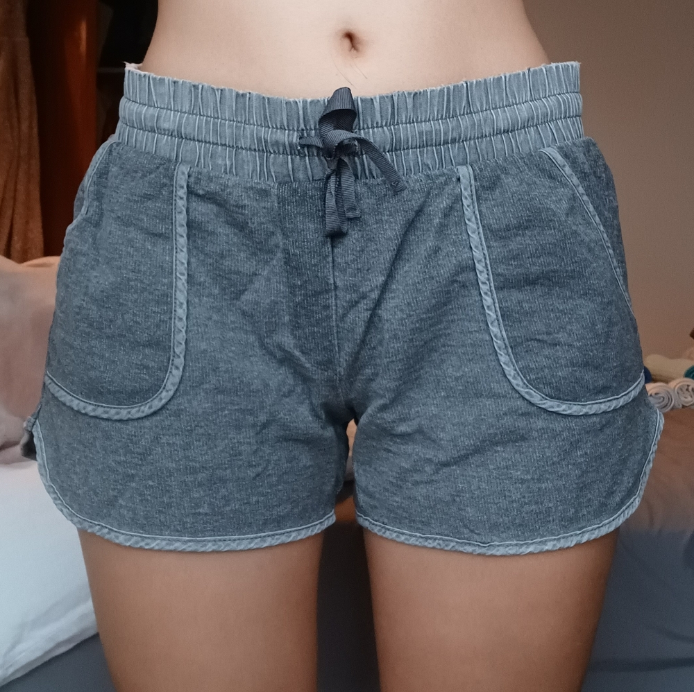 FREE w/$25 Purchase; Gray Sweatshorts Pajama Shorts